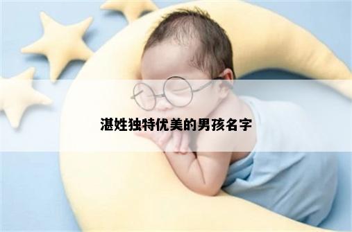 湛姓独特优美的男孩名字